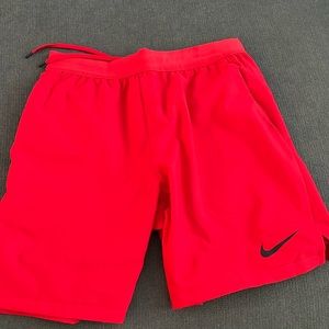 Nike Pro Shorts Red size medium